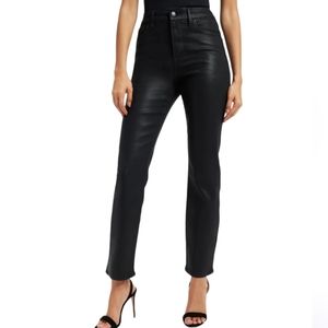 Good American Classic Coated Black Jeans Size 25